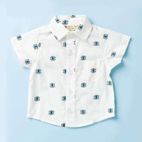 Short Sleeve Oxford Shirt - Watch Over You
