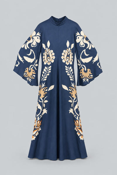 Magnifico Dress - Selva Placée Blue