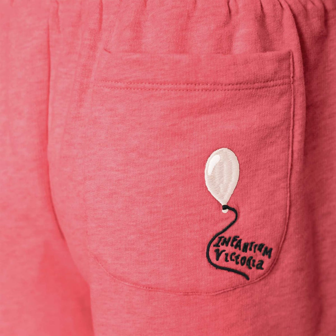 Girls And Boys Sweat Shorts - Red