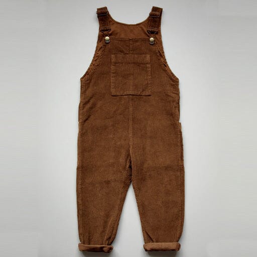 The Wild and Free Cord Dungaree Overall - Rust One Pieces The Simple Folk 