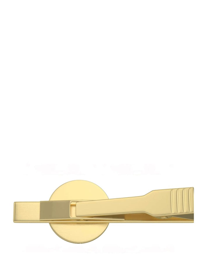 18K Gold Blue Map Tie Bar