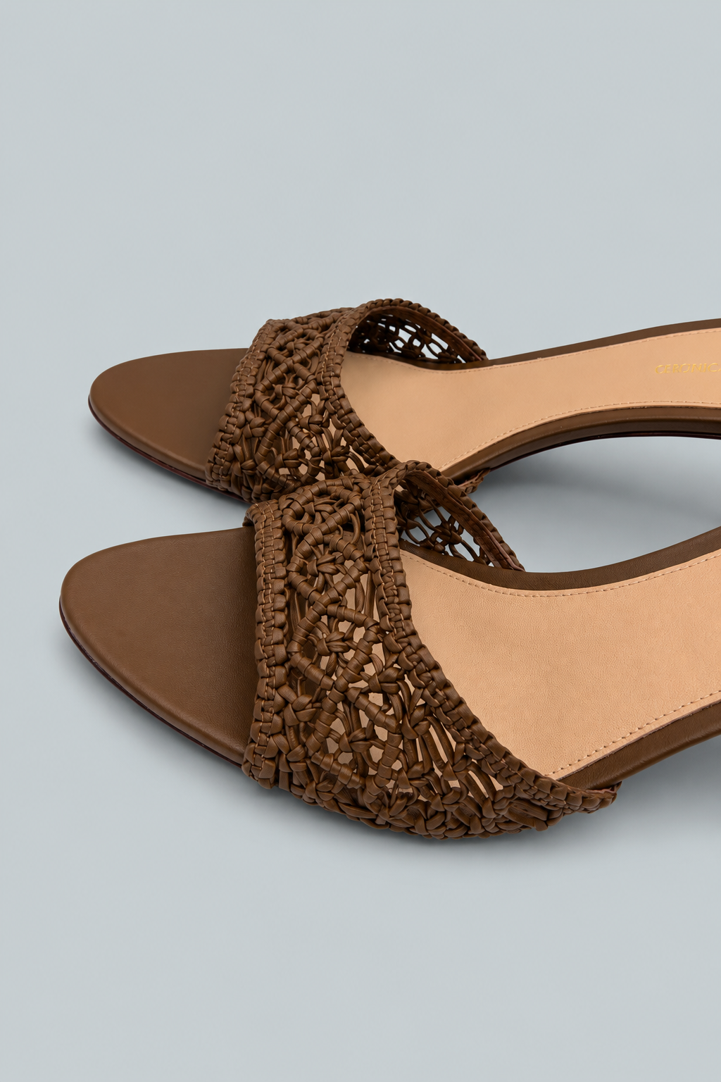 Women's Tia Woven Mules - Chestnut