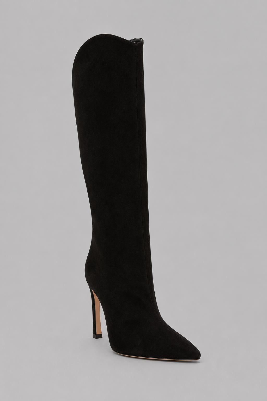 Women's Maryana Sculpt Pointed Toe High Heel Boots - Black