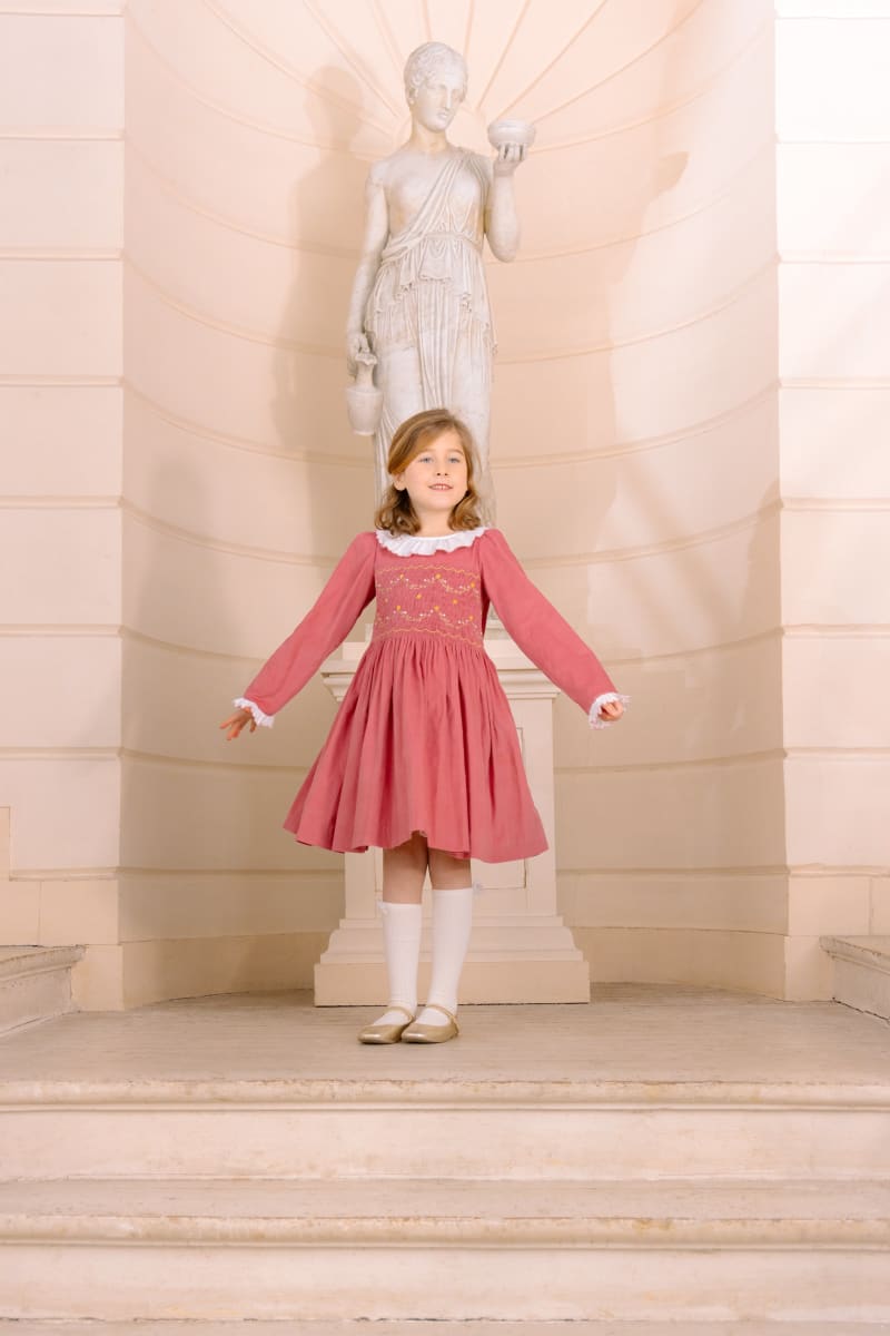 Chiara Smocked Dress - Pink