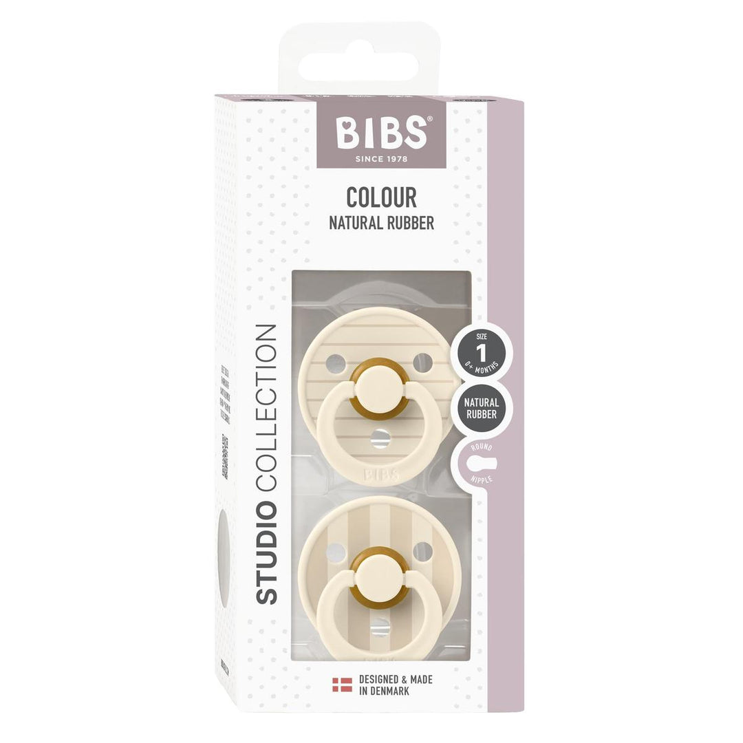Bibs Pacifier 2 Pack - Ivory Vanilla Mix