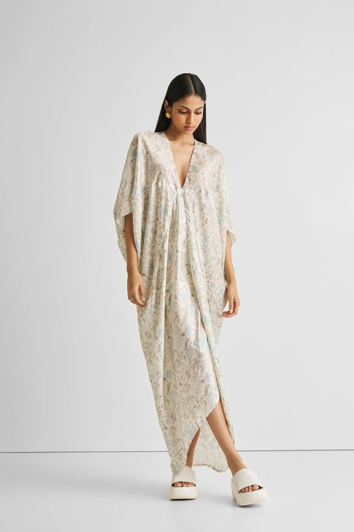Silky Kaftan Dress - Lily Love