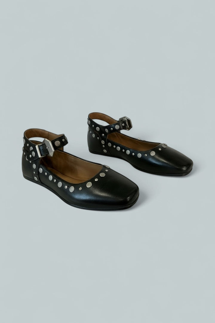 Mystic Mary Jane Flats - Black
