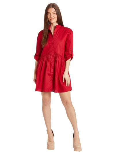 Cammie Dress - Crimson