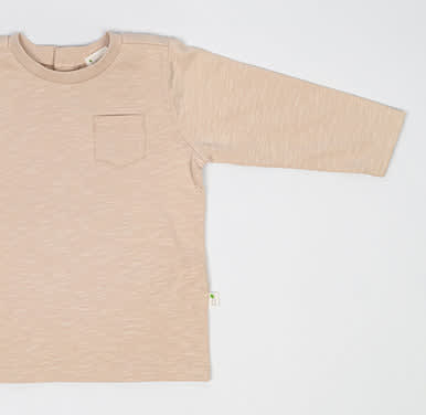 Long Sleeve Slub Jersey Shirt - Greek Villa