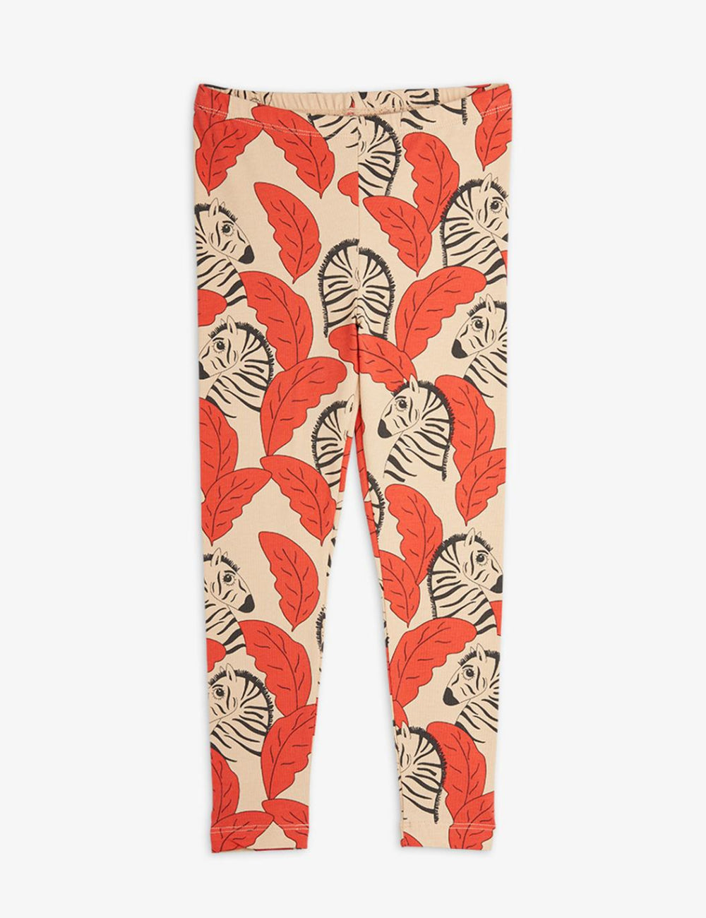 Zebras Aop Leggings - Red - Leggings