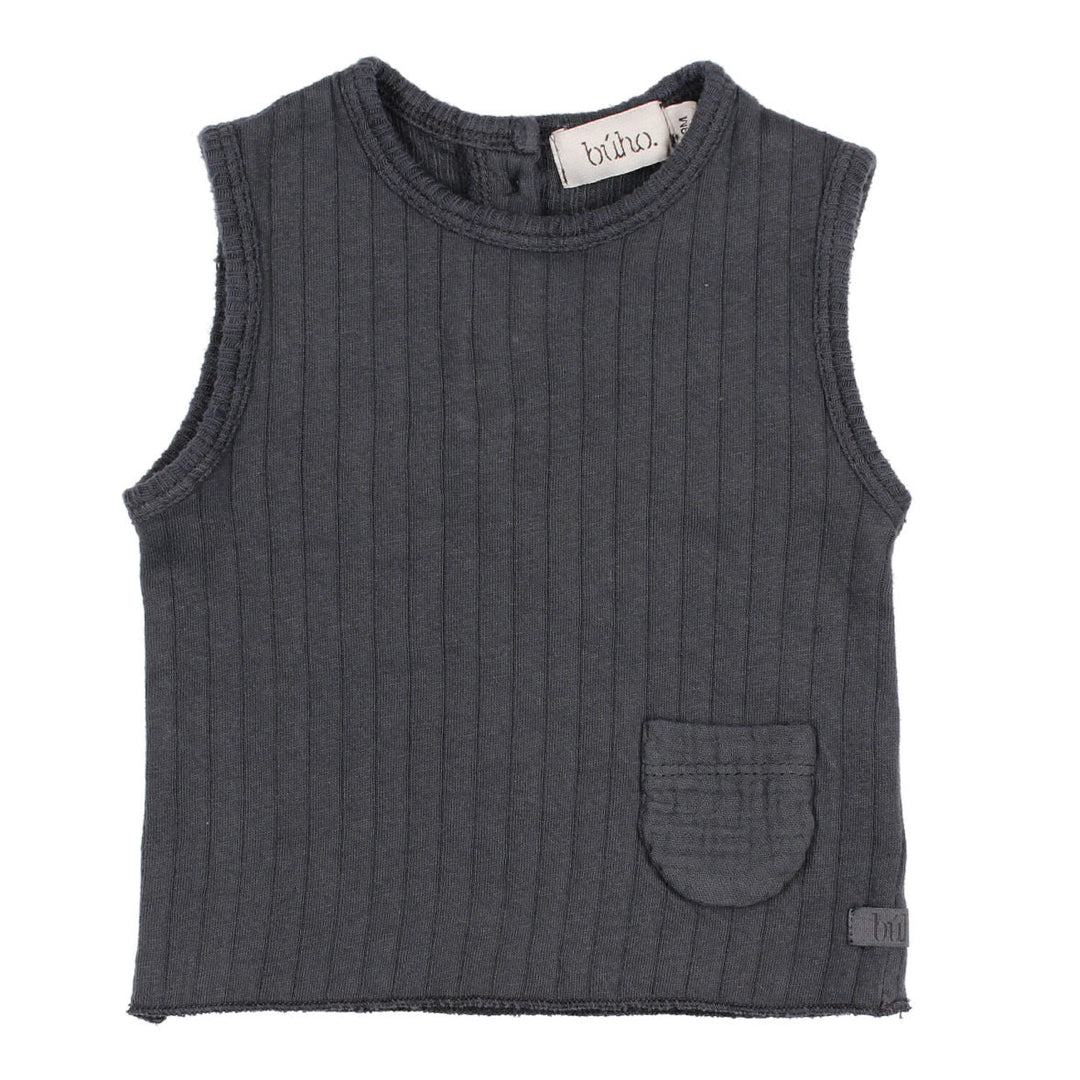 Sidney Rib T-Shirt - Graphite