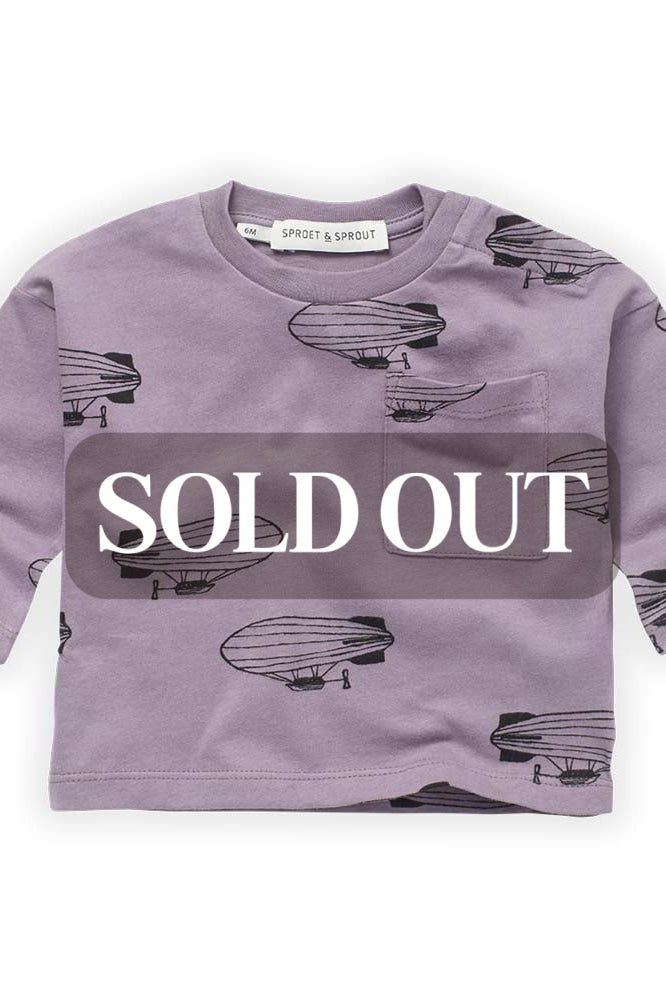Zeppelin T-Shirt - Ice Purple - FINAL SALE - T-shirt