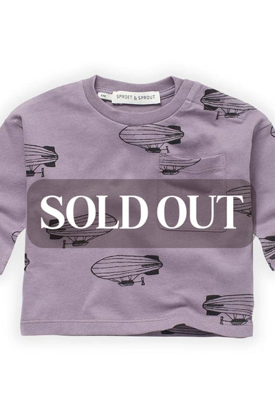Zeppelin T-Shirt - Ice Purple - FINAL SALE - T-shirt