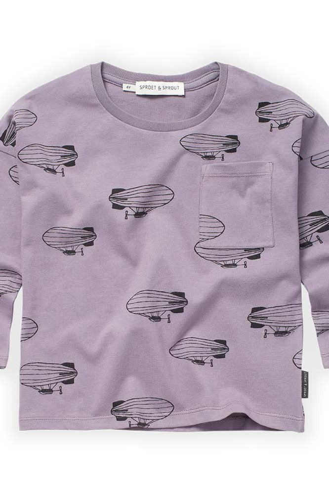 Zeppelin T-Shirt - Ice Purple - FINAL SALE - T-shirt