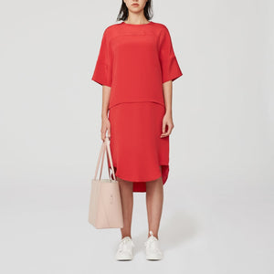 Silk Govenor's Dress - Red