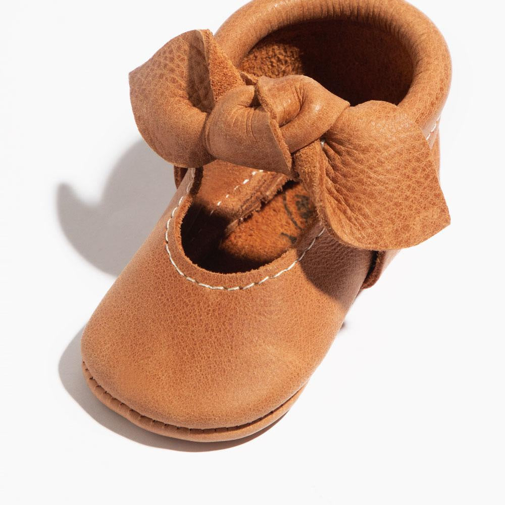 Zion Knotted Bow Baby Shoe - ’Flats - Baby Kids Adult All’