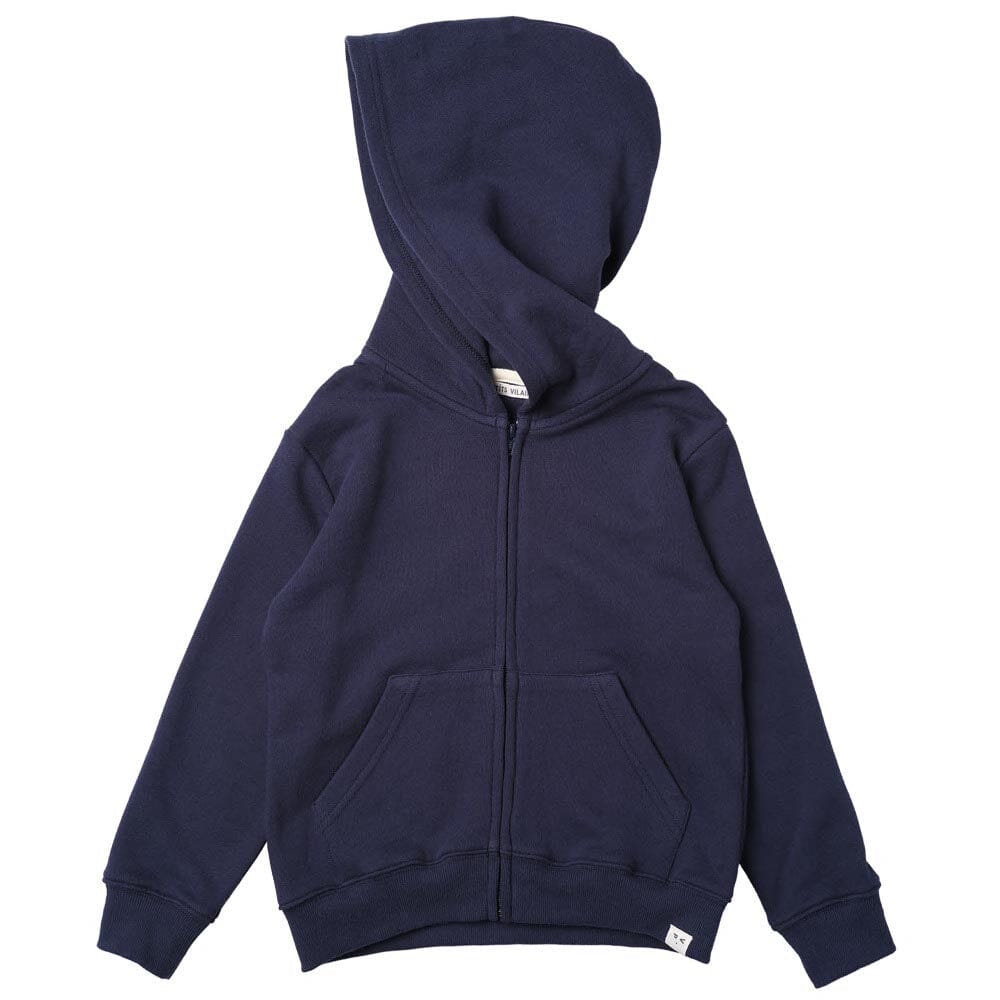 Felice Classic Zip-Up - Marine Hoodies Petit Vilains 