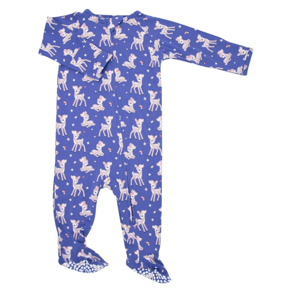 Zipper Footie - A Doe A Deer - Onesie