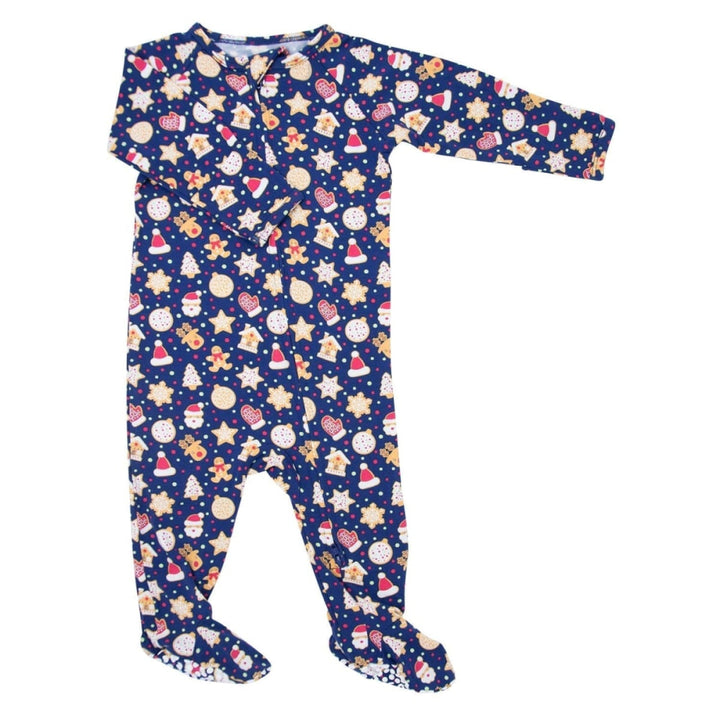 Zipper Footie - Cookie Cutouts - Onesie