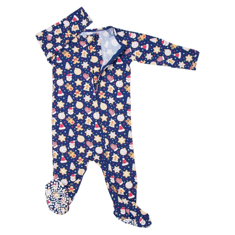 Zipper Footie - Cookie Cutouts - Onesie