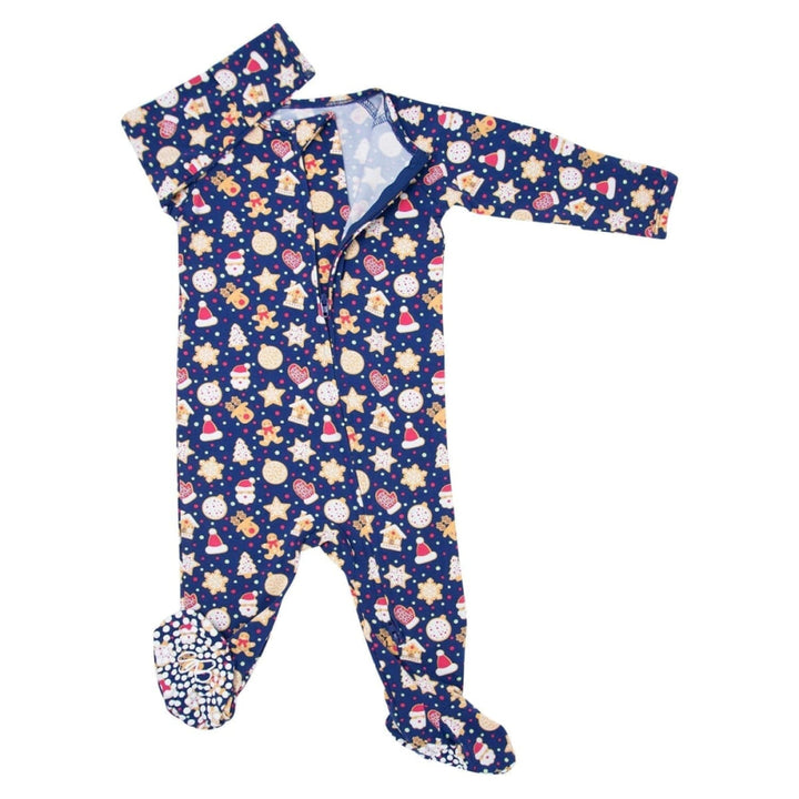 Zipper Footie - Cookie Cutouts - Onesie