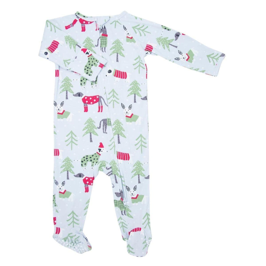 Zipper Footie - Cozy Pups - Footies