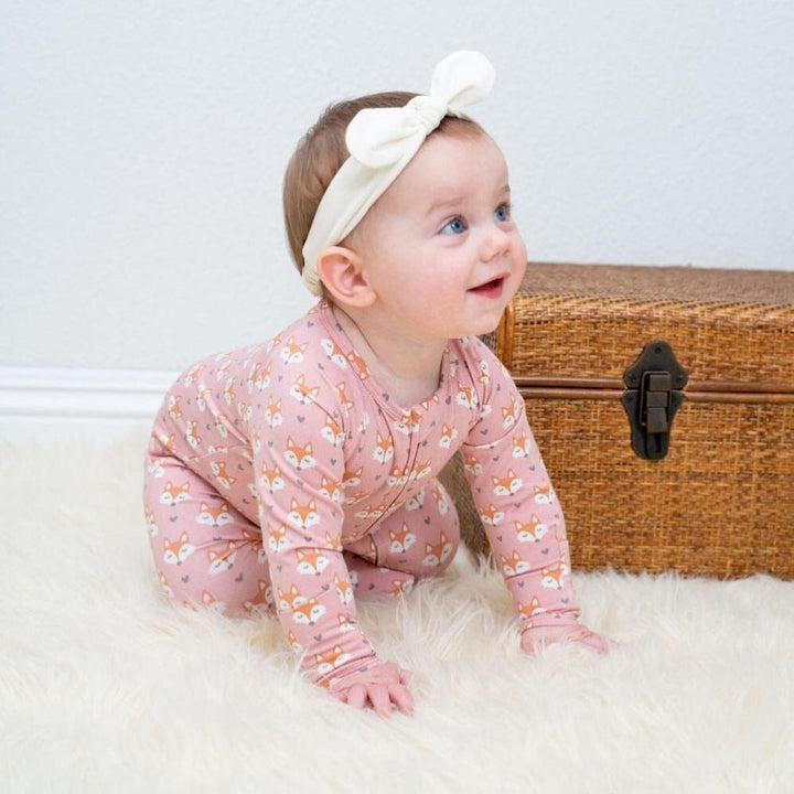Zipper Footie - Foxy Lady - Newborn - Onesie