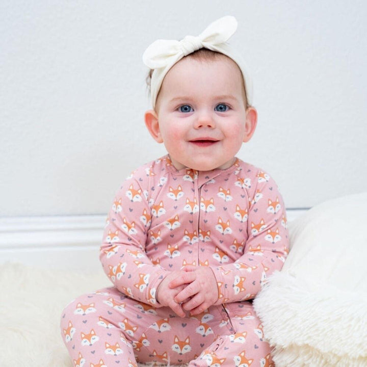 Zipper Footie - Foxy Lady - Newborn - Onesie