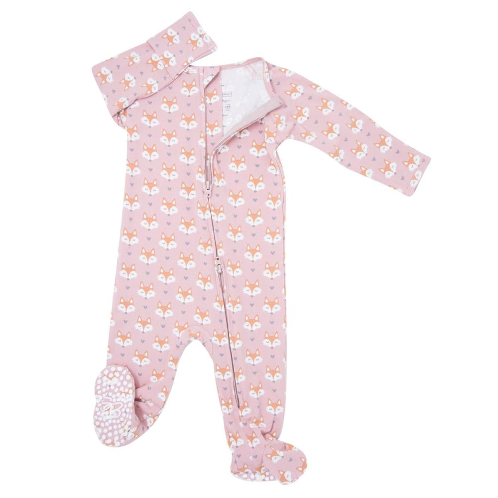 Zipper Footie - Foxy Lady - Newborn - Onesie
