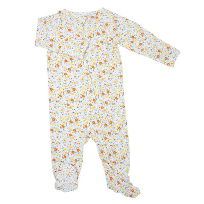 Zipper Footie - Liberty Floral - Onesie