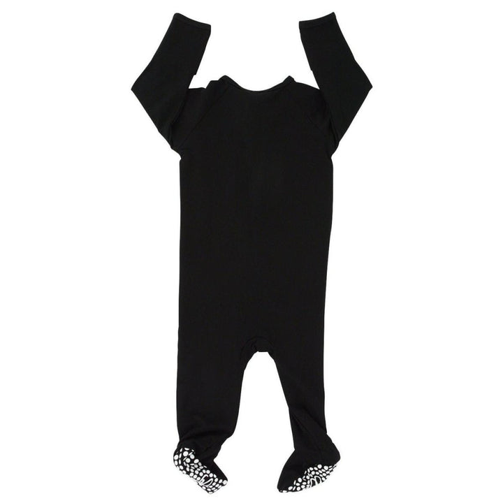 Zipper Footie - Midnight Black - Onesie