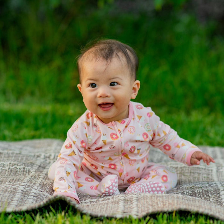 Zipper Footie - Sweetie - Newborn - Onesie
