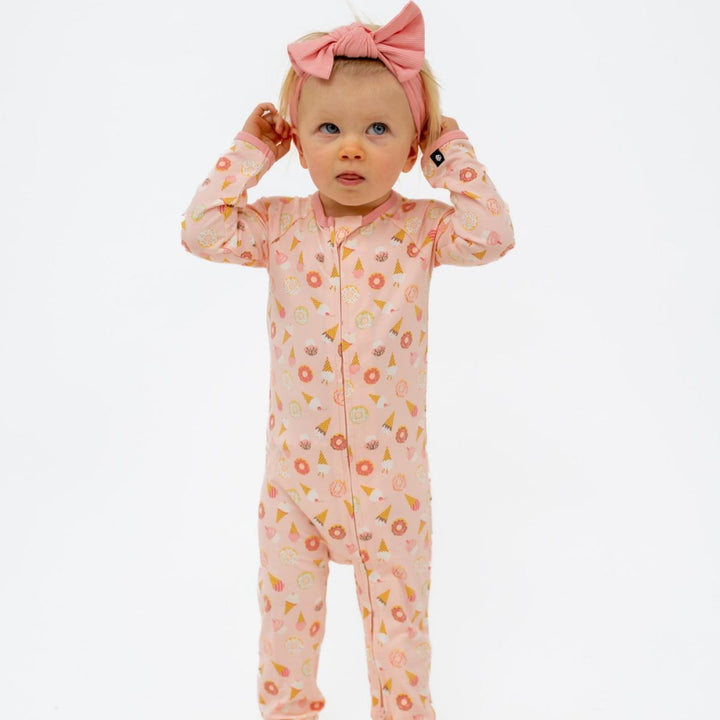 Zipper Footie - Sweetie - Newborn - Onesie