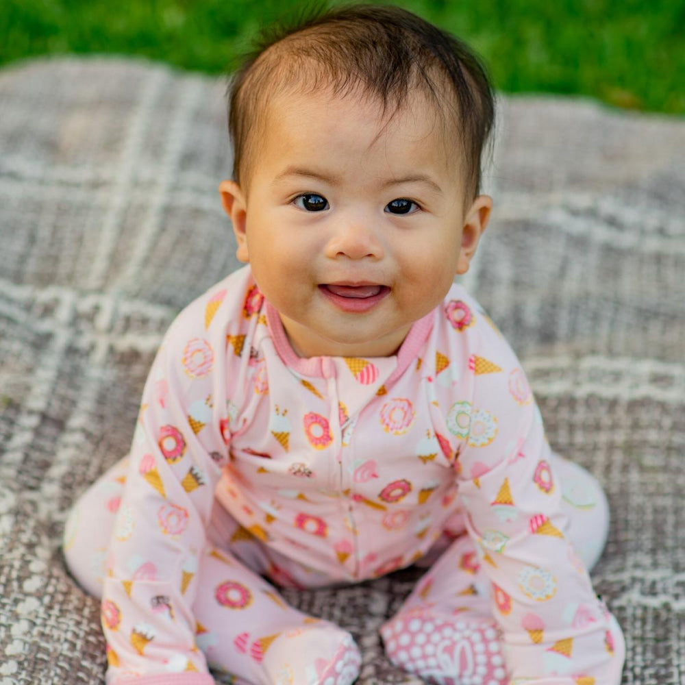 Zipper Footie - Sweetie - Newborn - Onesie