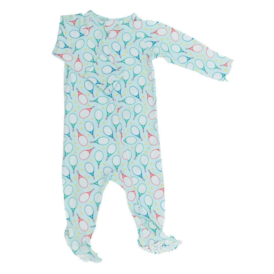 Zipper Footie - Tennis - Pajamas