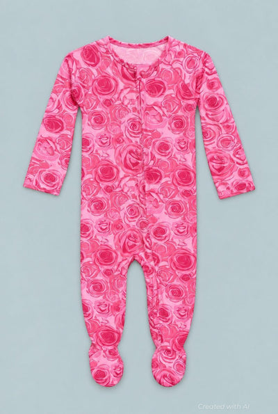Zipper Footie - This Must Be Love - Onesie
