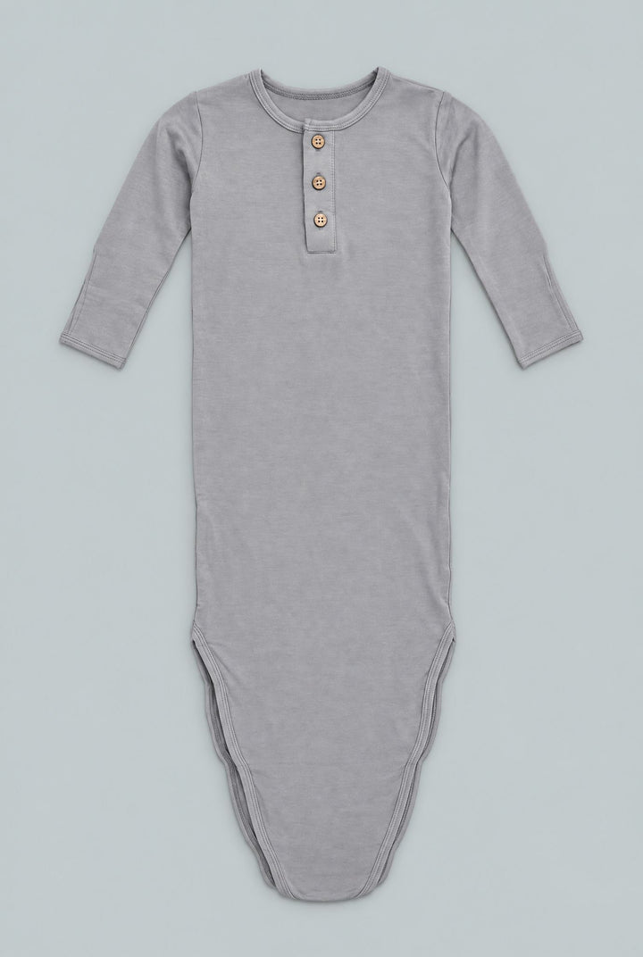 Knotted Gown - Steely Grey