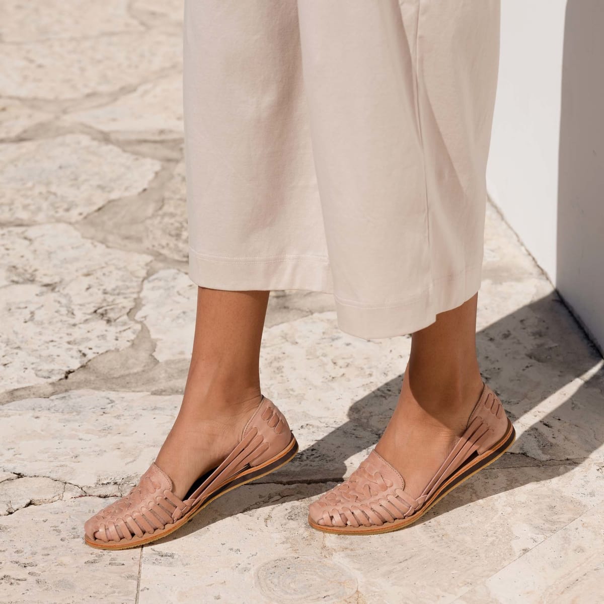 Women's Huarache Sandal 1.0 - Desert Rose - FINAL SALE – Manymoons