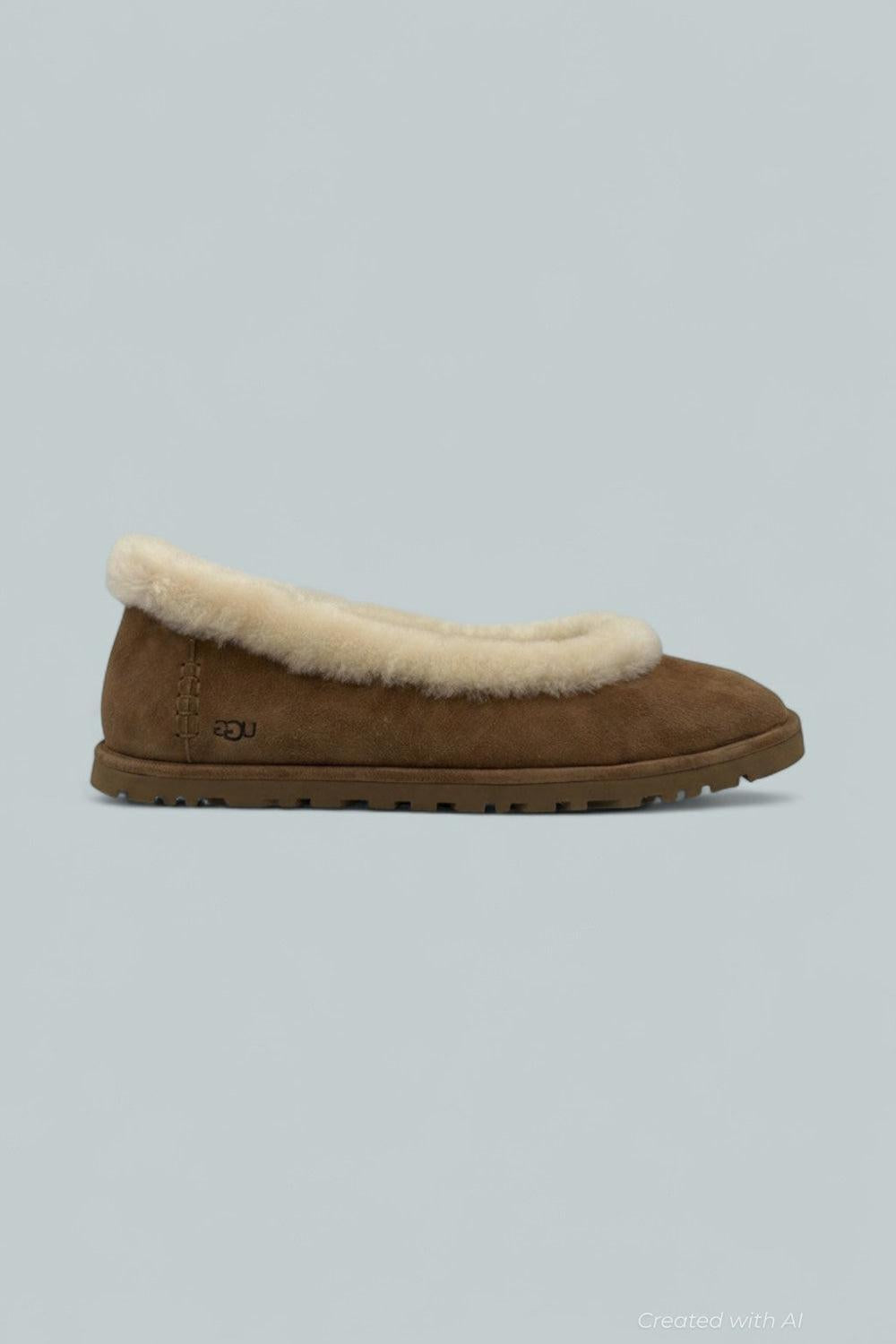 Zora Ballet Flats - Chestnut - 8 - Flats