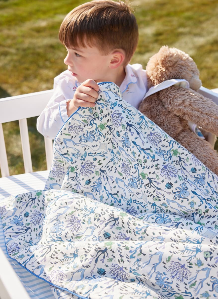 Crib Quilt - Coral Reef