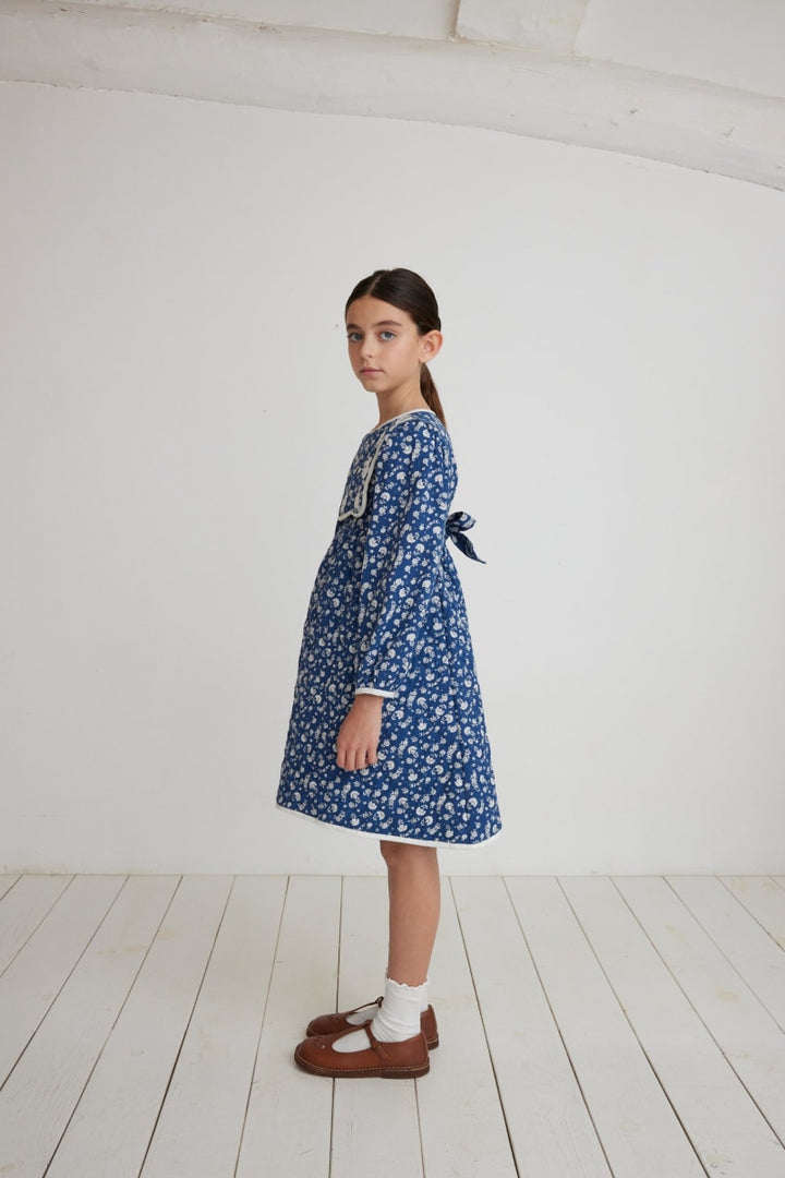 Amari Dress Padded Ditsy Floral