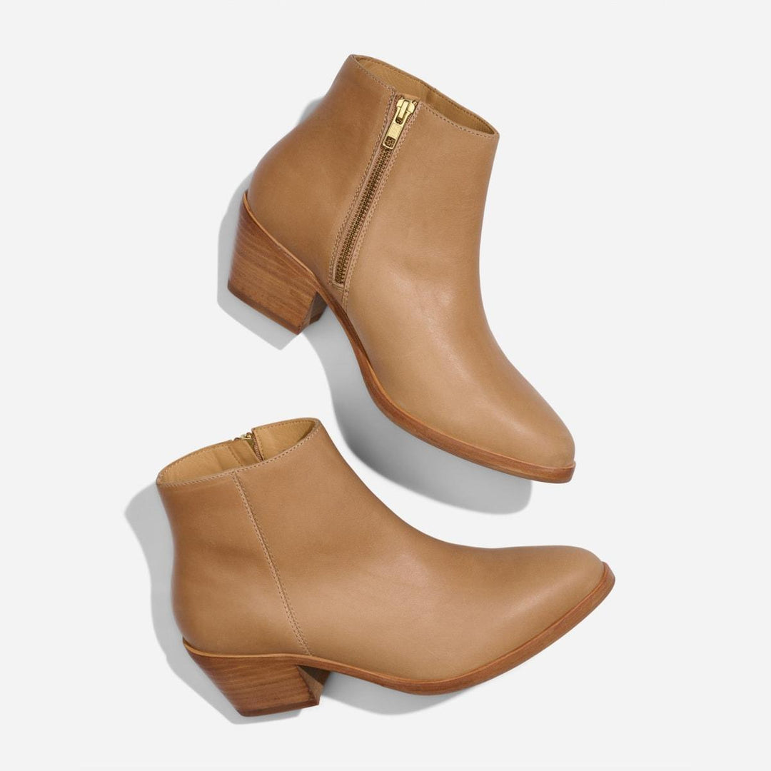 Marisa Inside Zip Boot - Almond