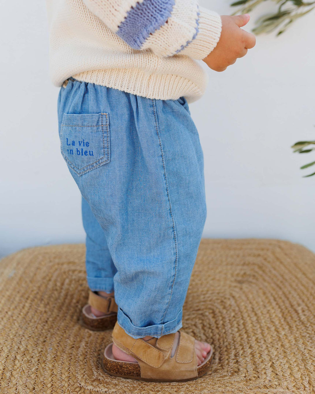 BB Denim Linen Pants - Denim